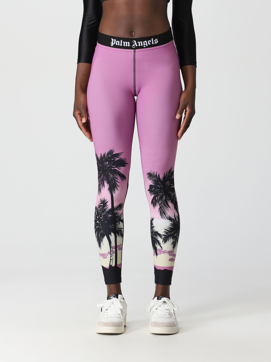 PALM ANGELS Trousers PALM ANGELS Woman colour Violet