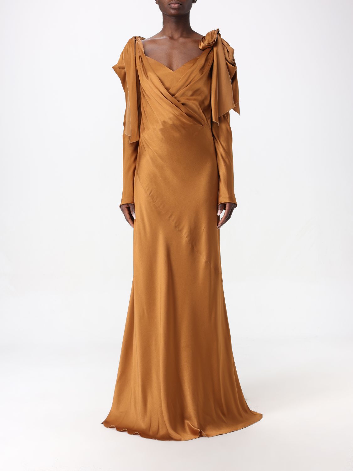 Alberta Ferretti Dress ALBERTA FERRETTI Woman colour Brown