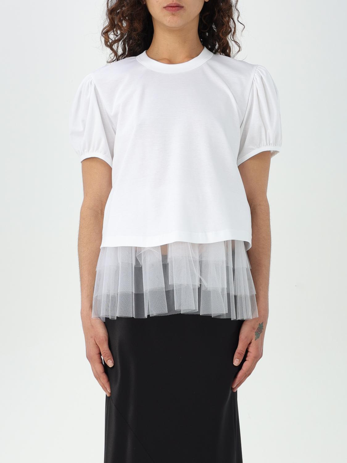 Noir Kei Ninomiya T-Shirt NOIR KEI NINOMIYA Woman color White