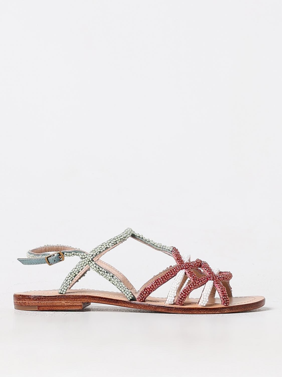 Maliparmi Flat Sandals MALIPARMI Woman color Natural