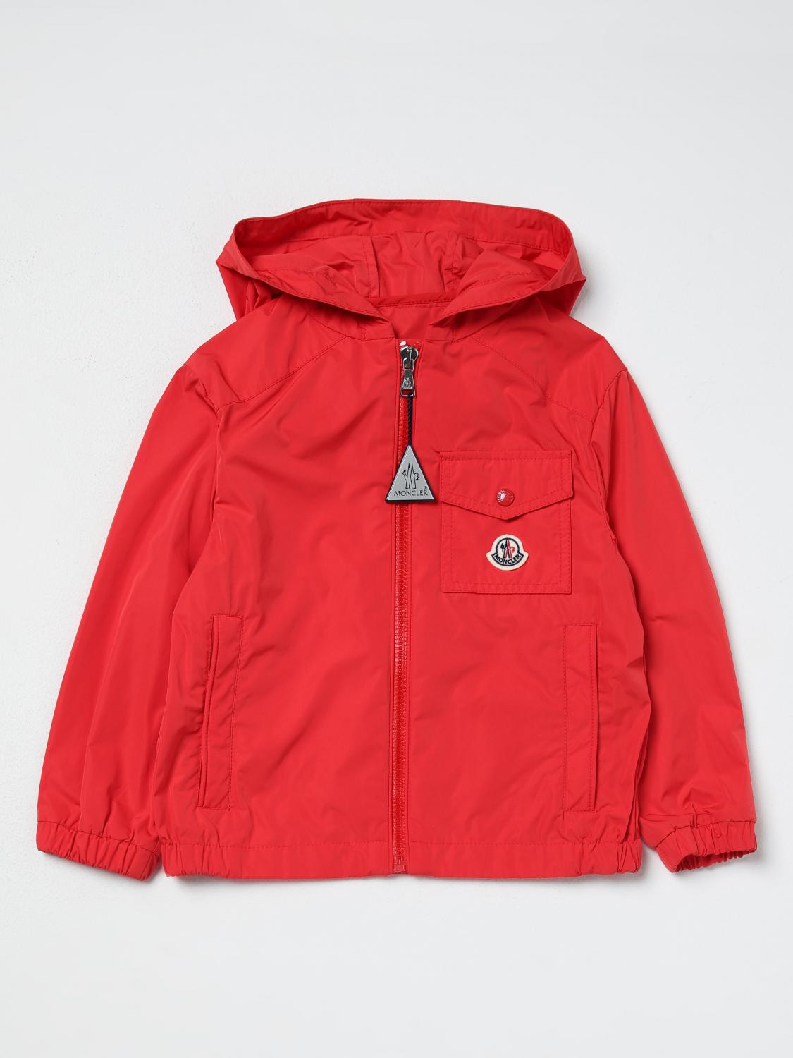 Moncler Jacket MONCLER Kids color Red