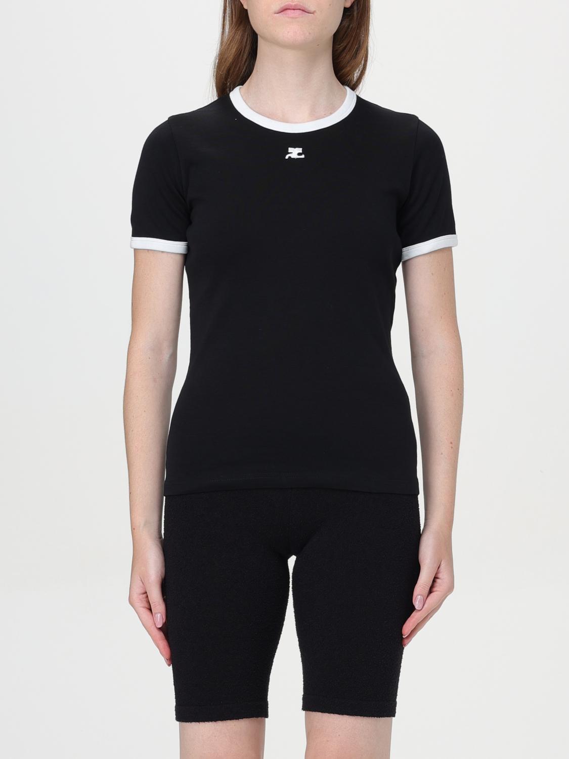 Courrèges T-Shirt COURRÈGES Woman color Black