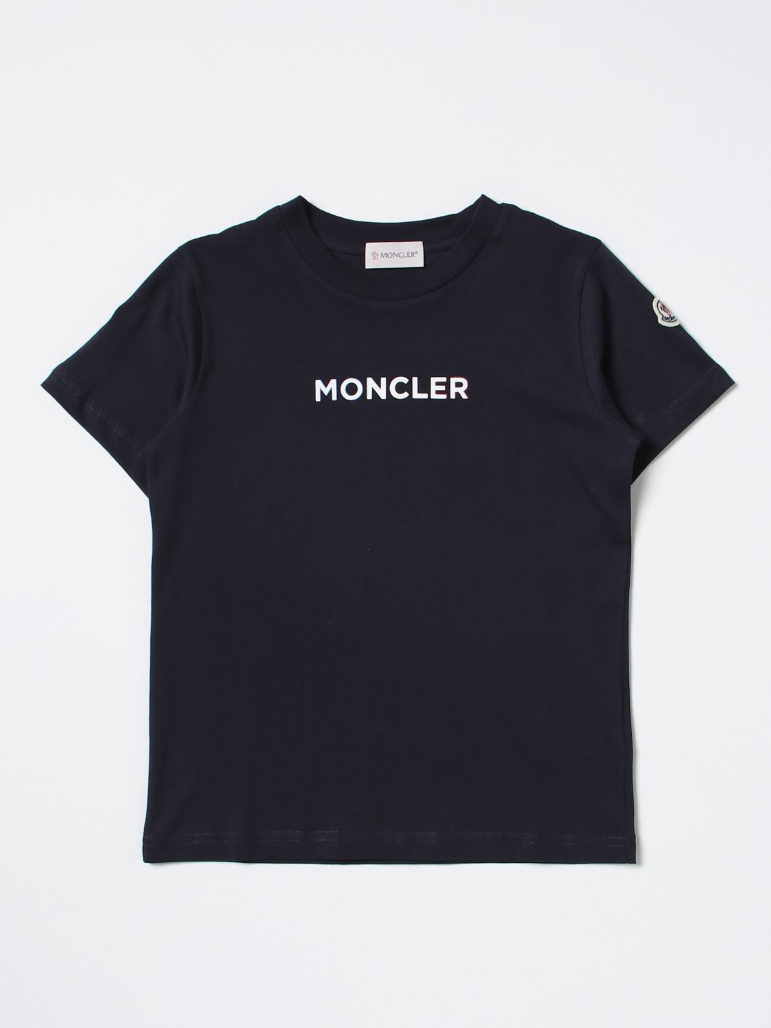 Moncler T-Shirt MONCLER Kids colour Blue