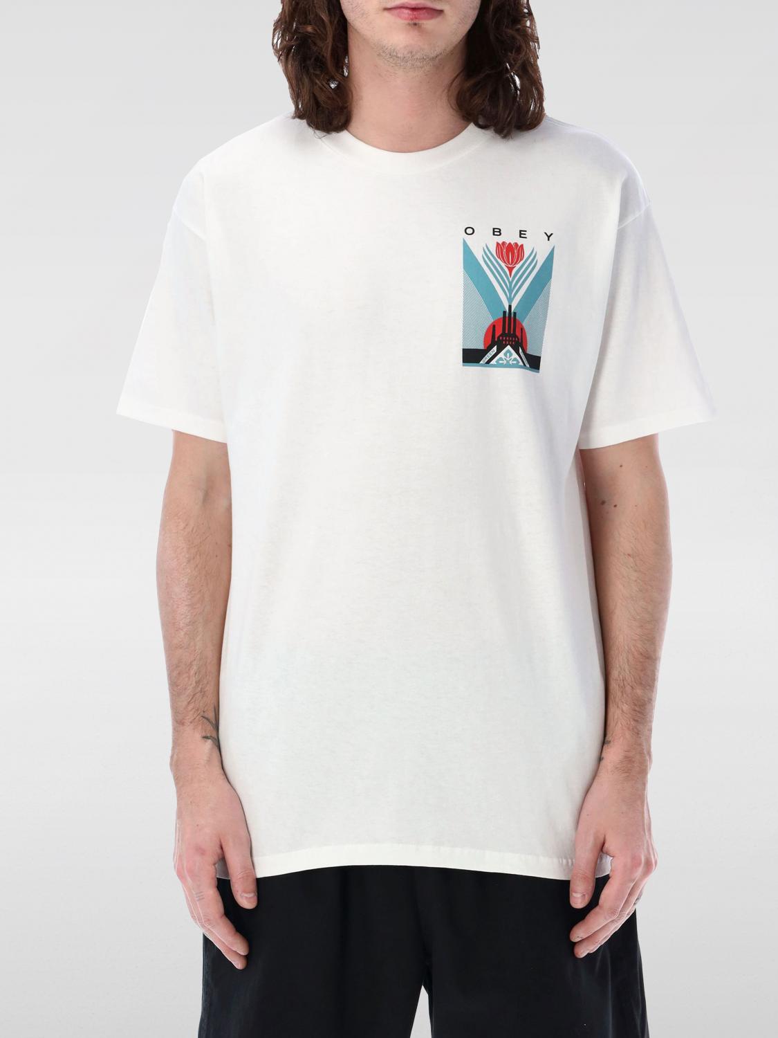 Obey T-Shirt OBEY Men color White