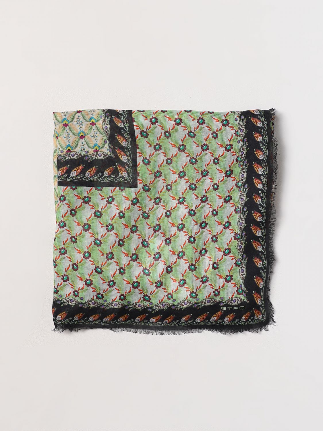 Etro Scarf ETRO Woman colour Green