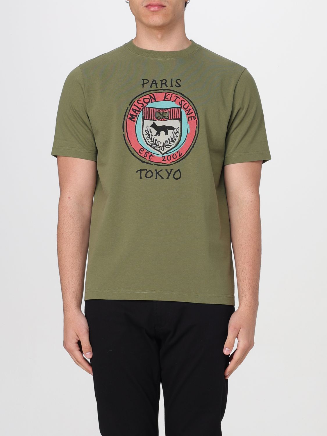 Maison Kitsuné T-Shirt MAISON KITSUNÉ Men color Military