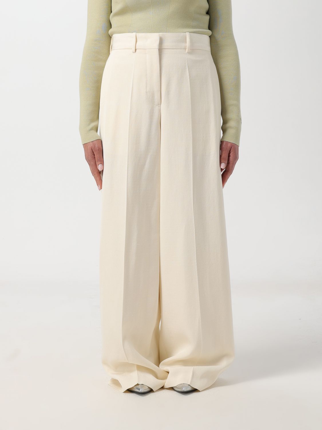 Jil Sander Pants JIL SANDER Woman color White