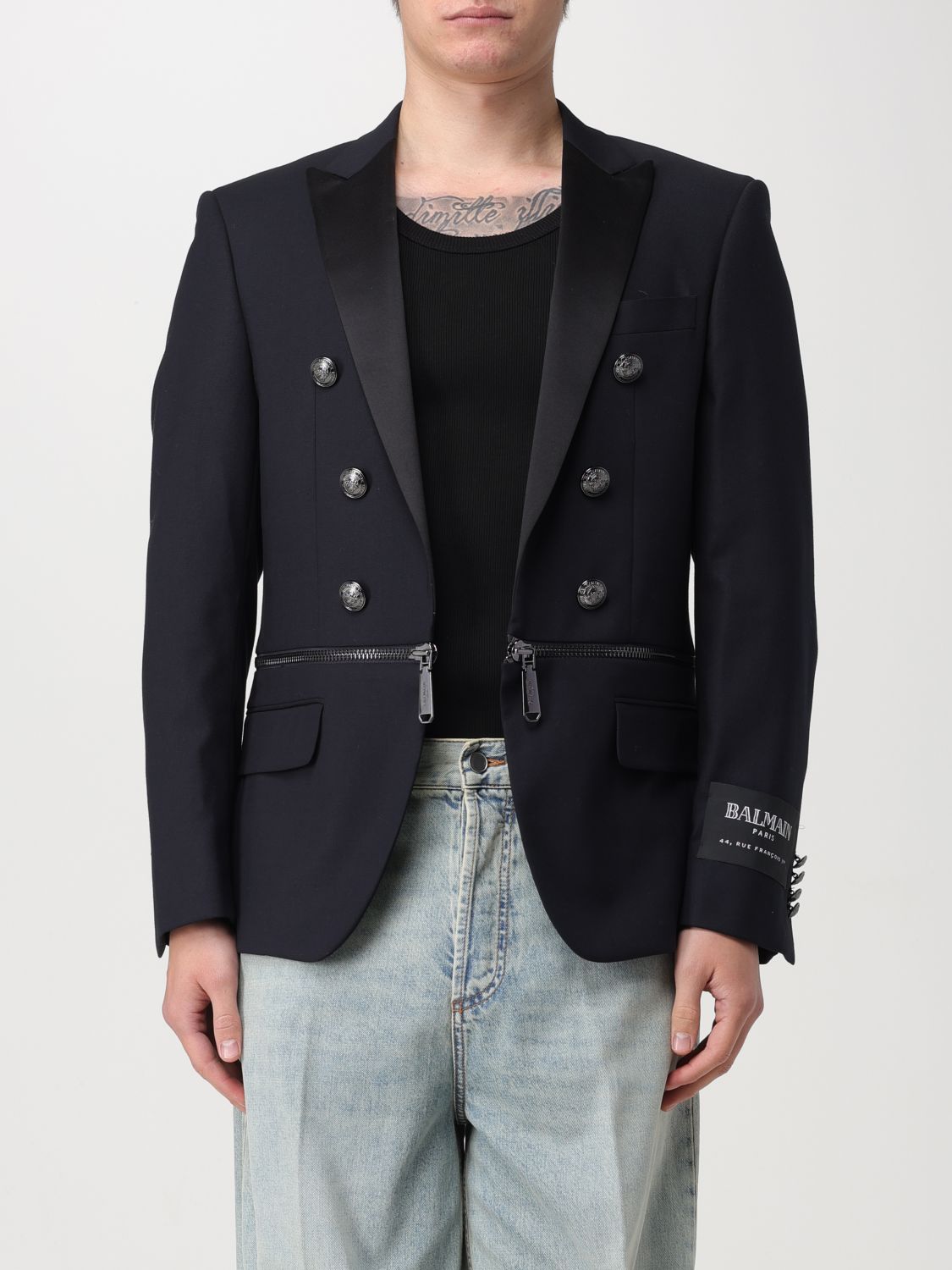 Balmain Blazer BALMAIN Men colour Blue