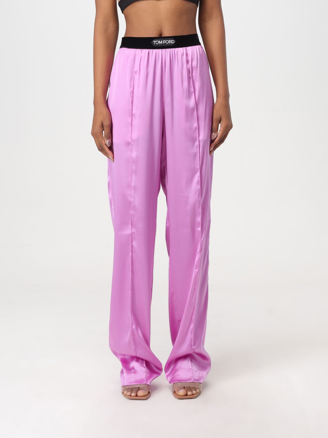 Tom Ford Trousers TOM FORD Woman colour Violet