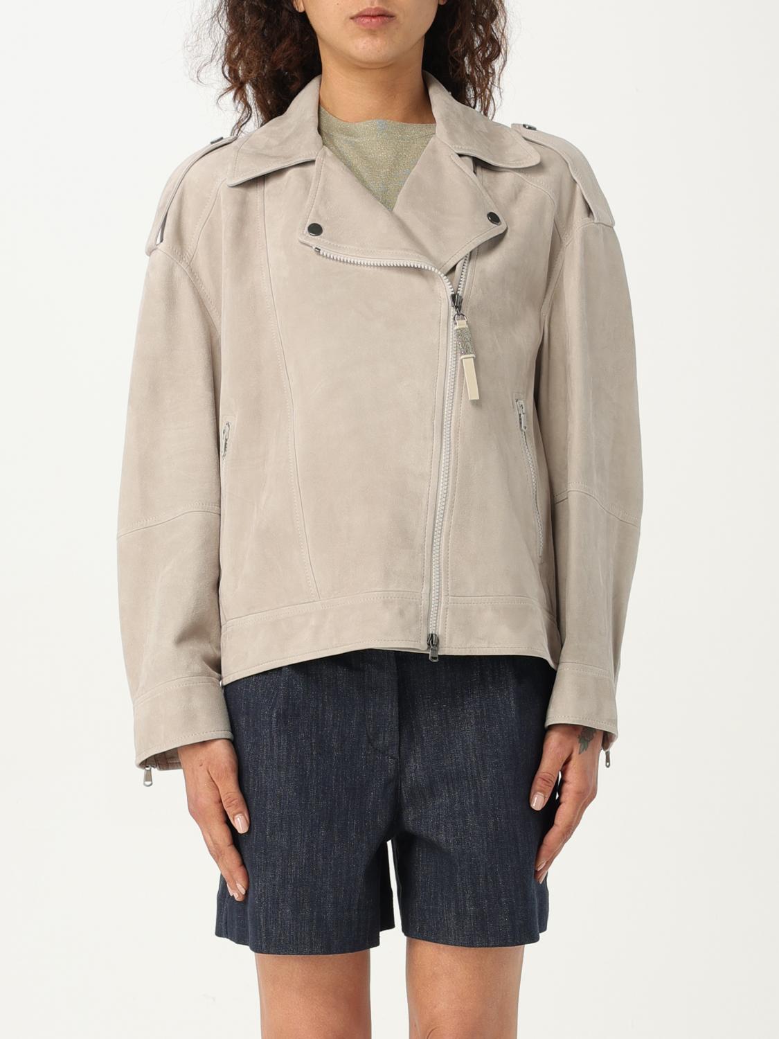 Brunello Cucinelli Jacket BRUNELLO CUCINELLI Woman colour Grey