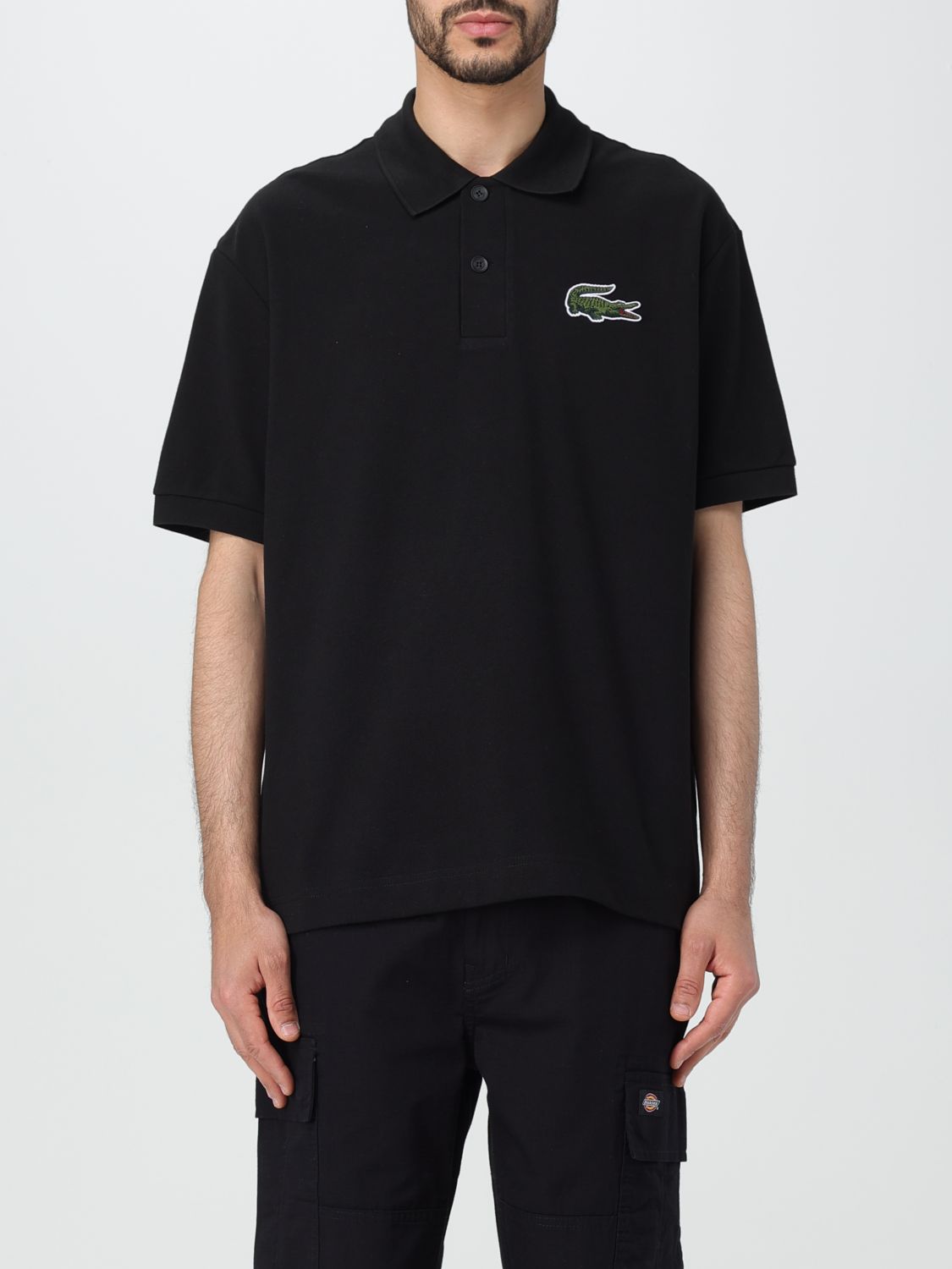 Lacoste Polo Shirt LACOSTE Men colour Black
