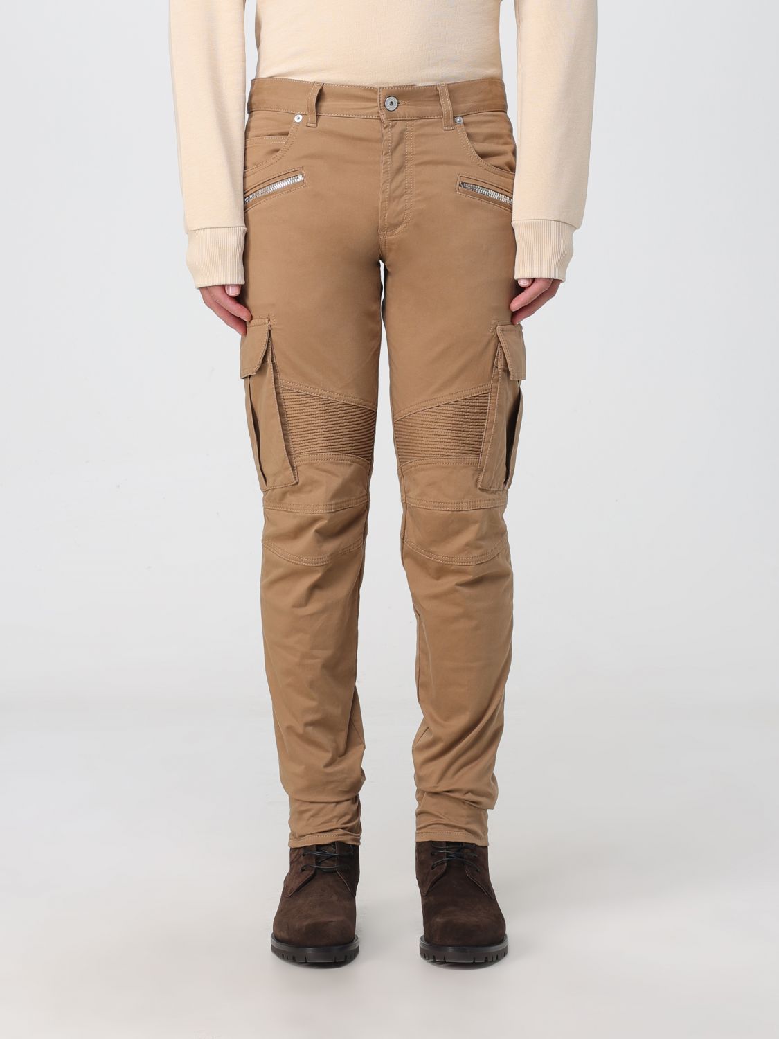 Balmain Trousers BALMAIN Men colour Beige