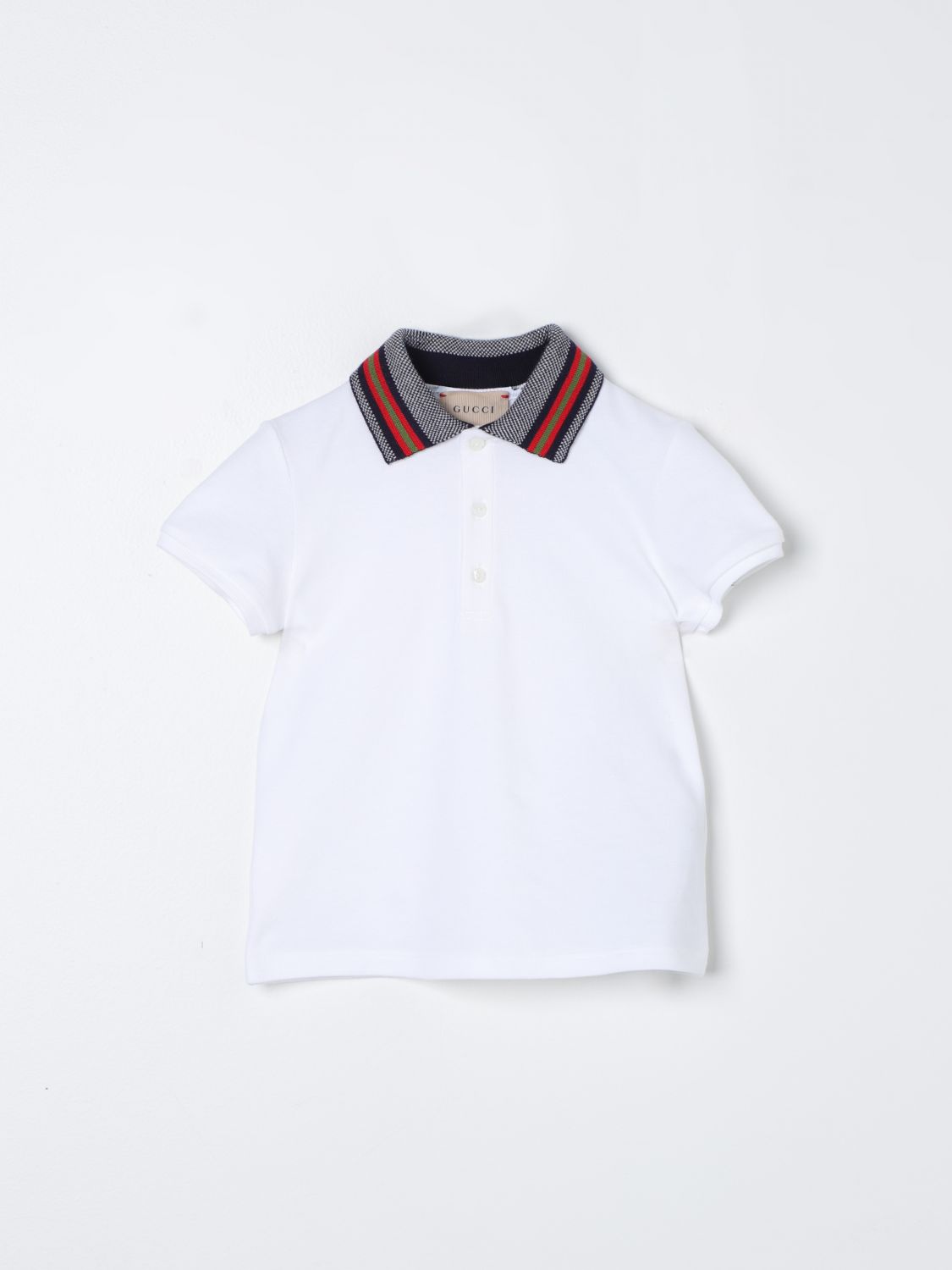 Gucci Polo Shirt GUCCI Kids colour White