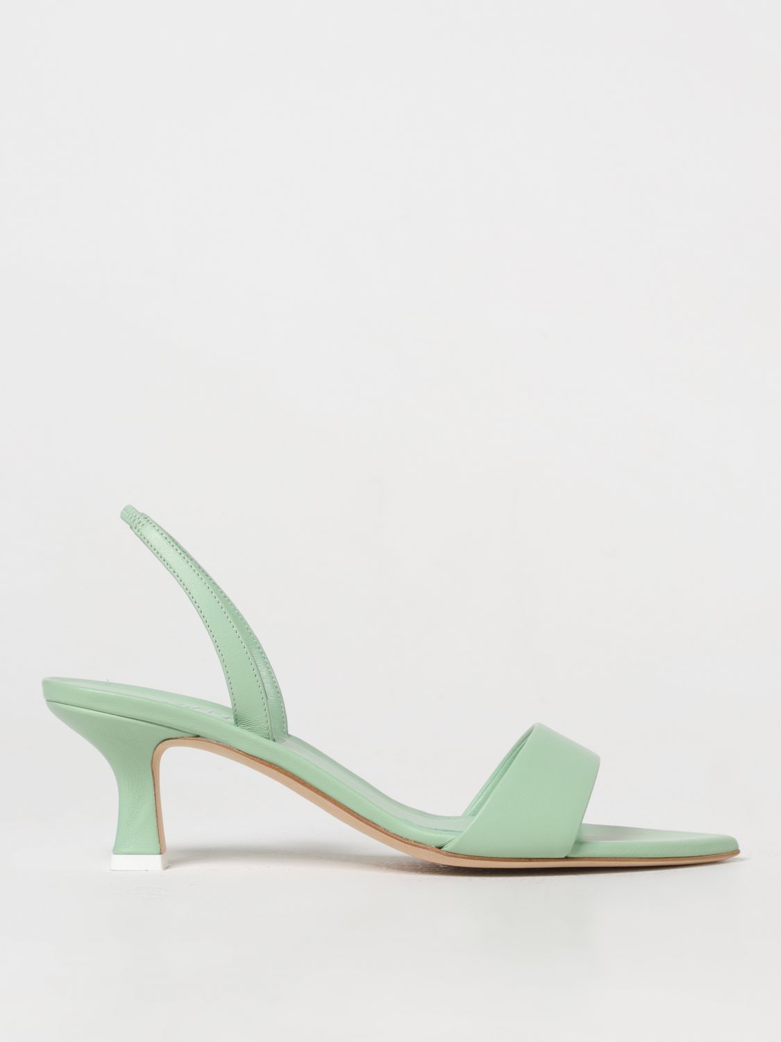 3JUIN Heeled Sandals 3JUIN Woman colour Turquoise