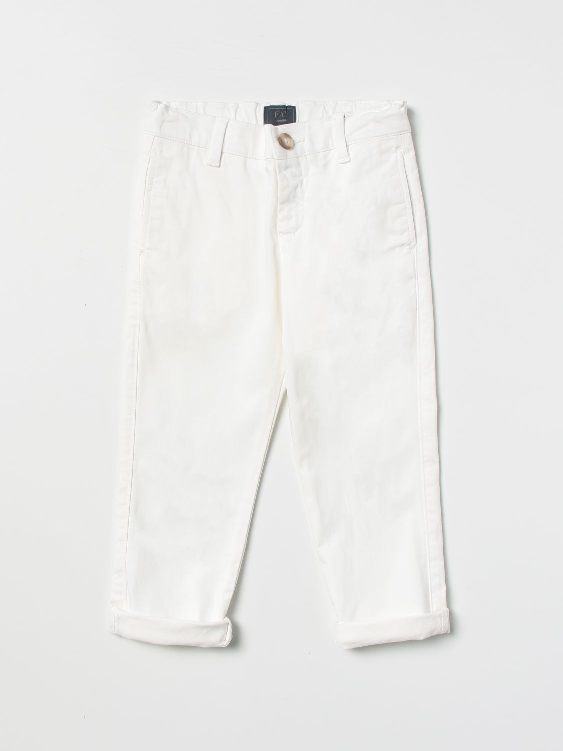 Fay Trousers FAY Kids colour White