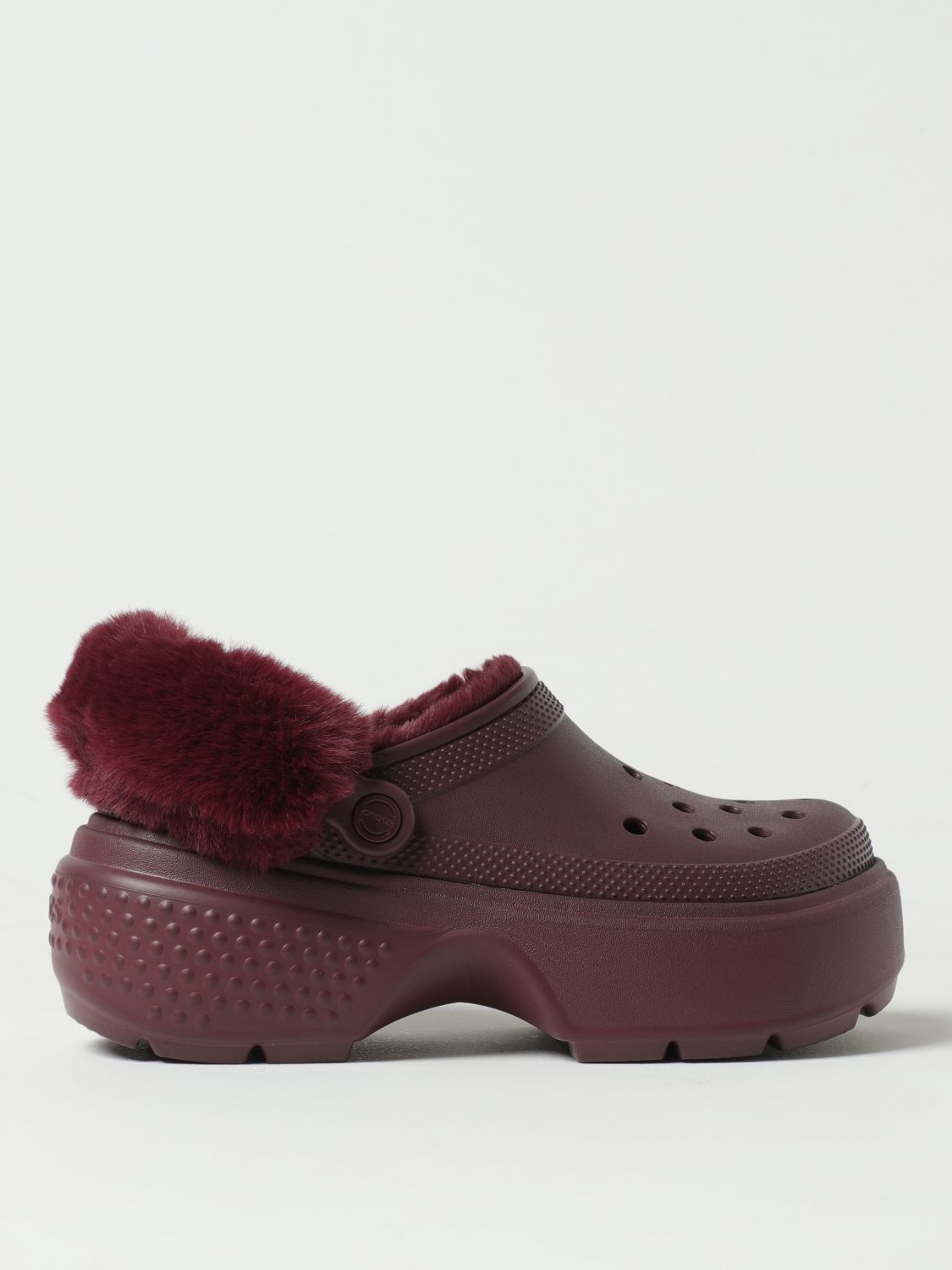 Crocs High Heel Shoes CROCS Woman color Cherry