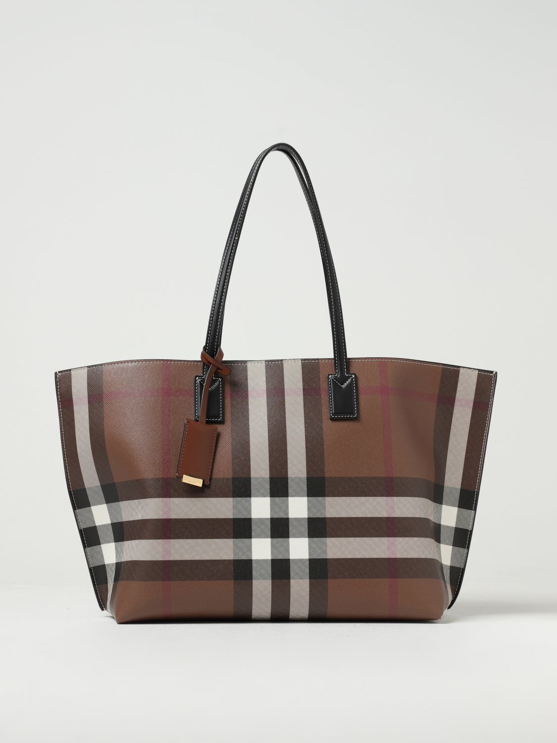 Burberry Tote Bags BURBERRY Woman colour Brown