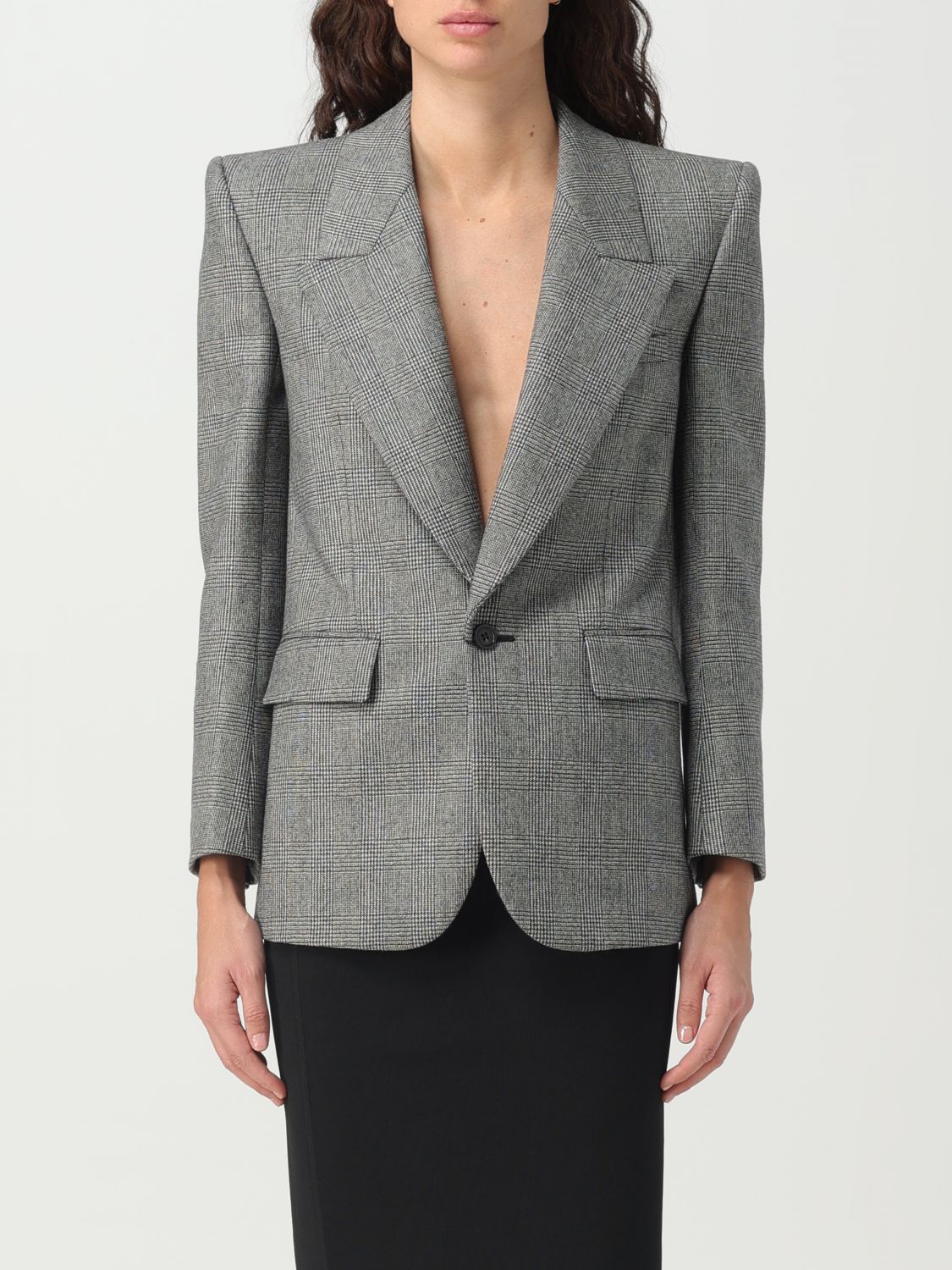 Saint Laurent Blazer SAINT LAURENT Woman colour Black