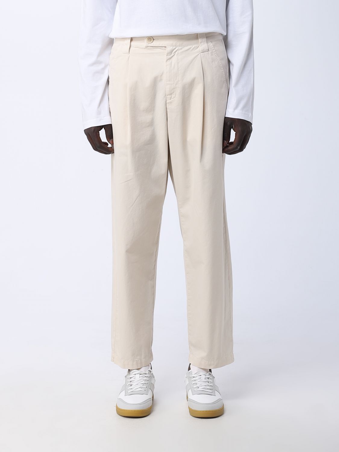 A.P.C. Trousers A.P.C. Men colour Ecru