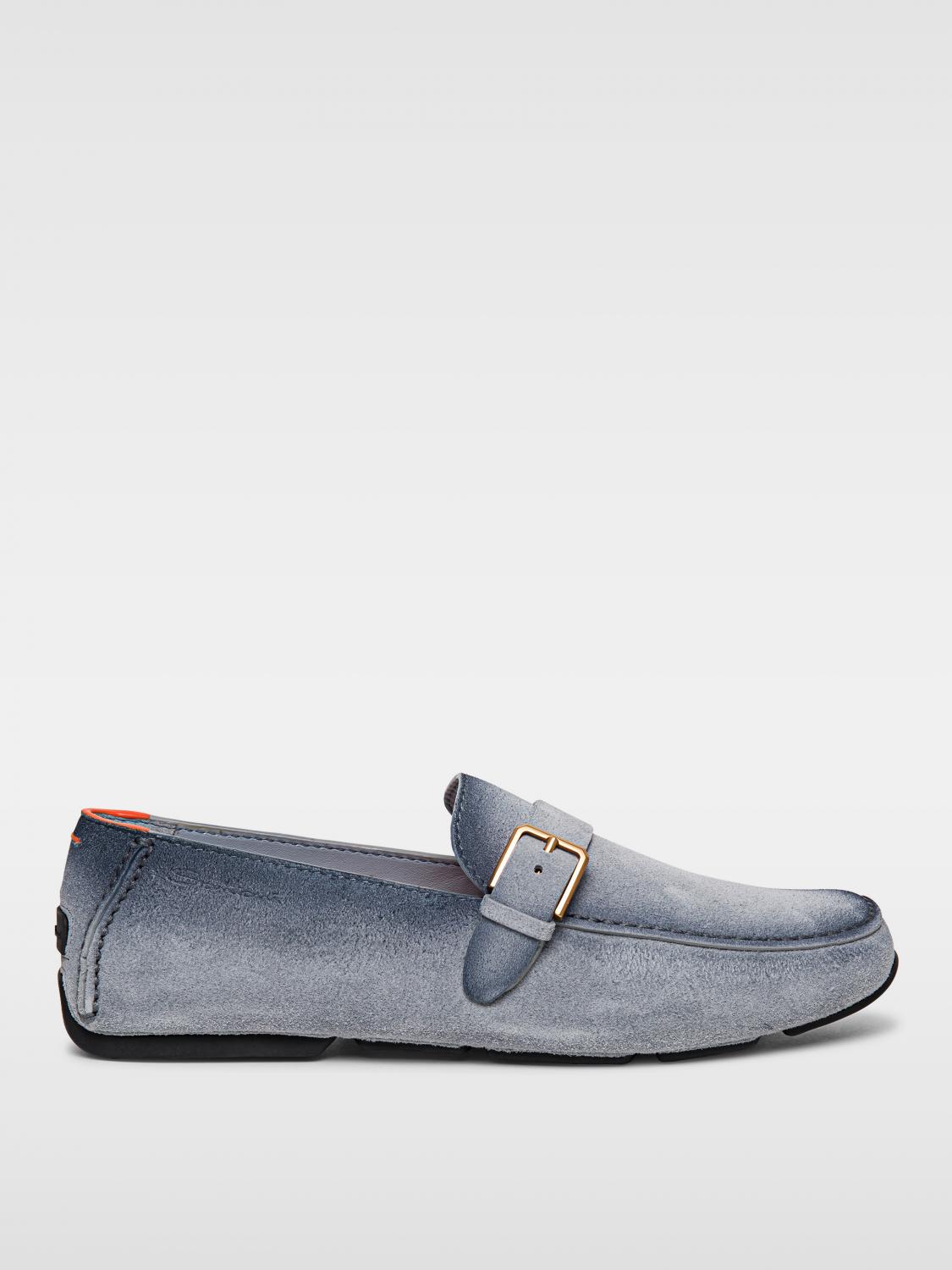 Santoni Loafers SANTONI Men color Sky Blue