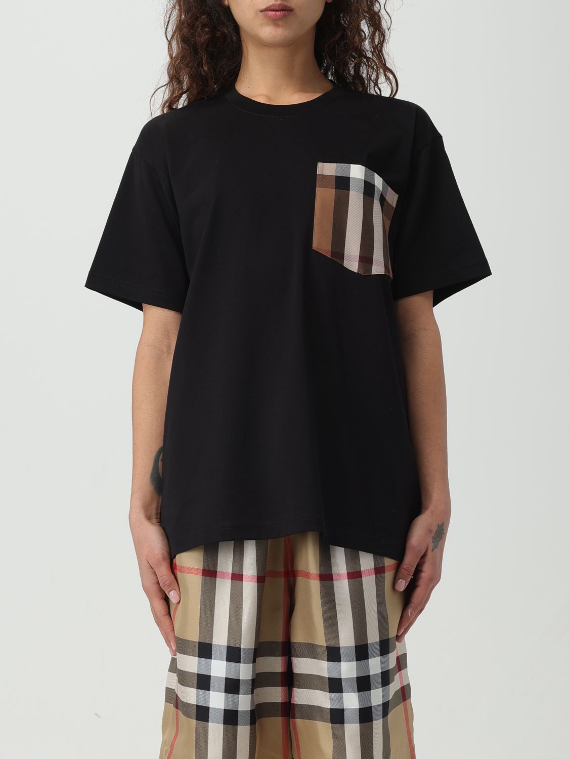 Burberry T-Shirt BURBERRY Woman colour Black