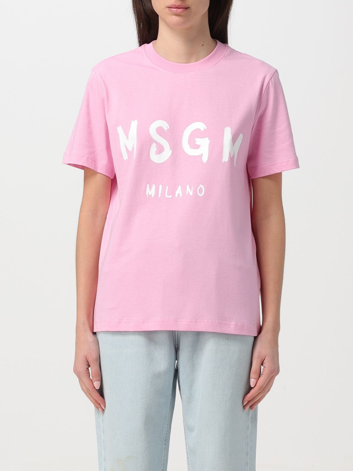 Msgm T-Shirt MSGM Woman colour Pink