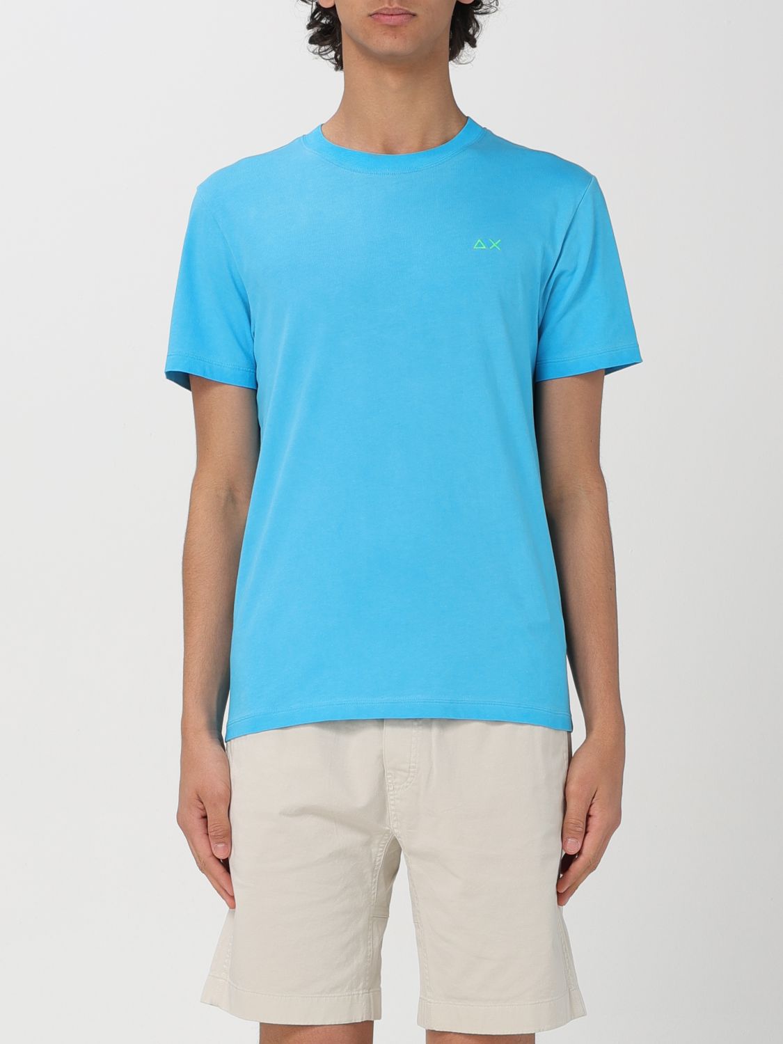  T-Shirt SUN 68 Men color Turquoise