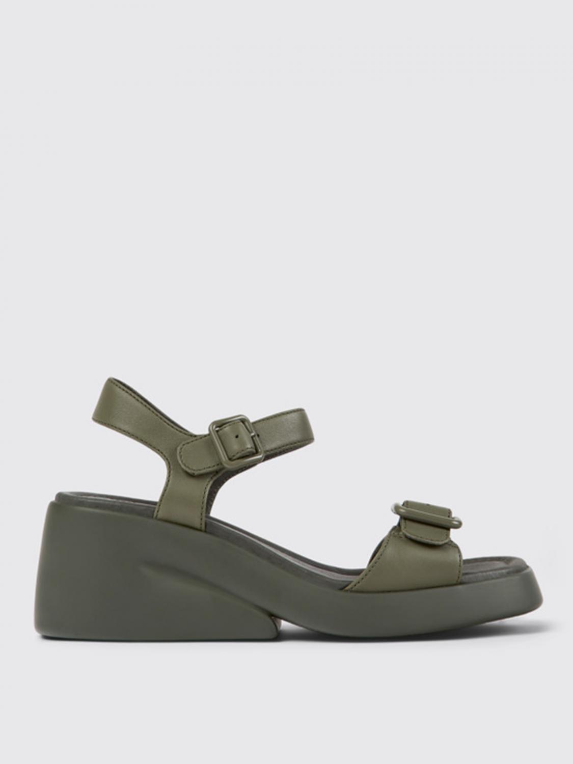 Camper Flat Sandals CAMPER Woman colour Green