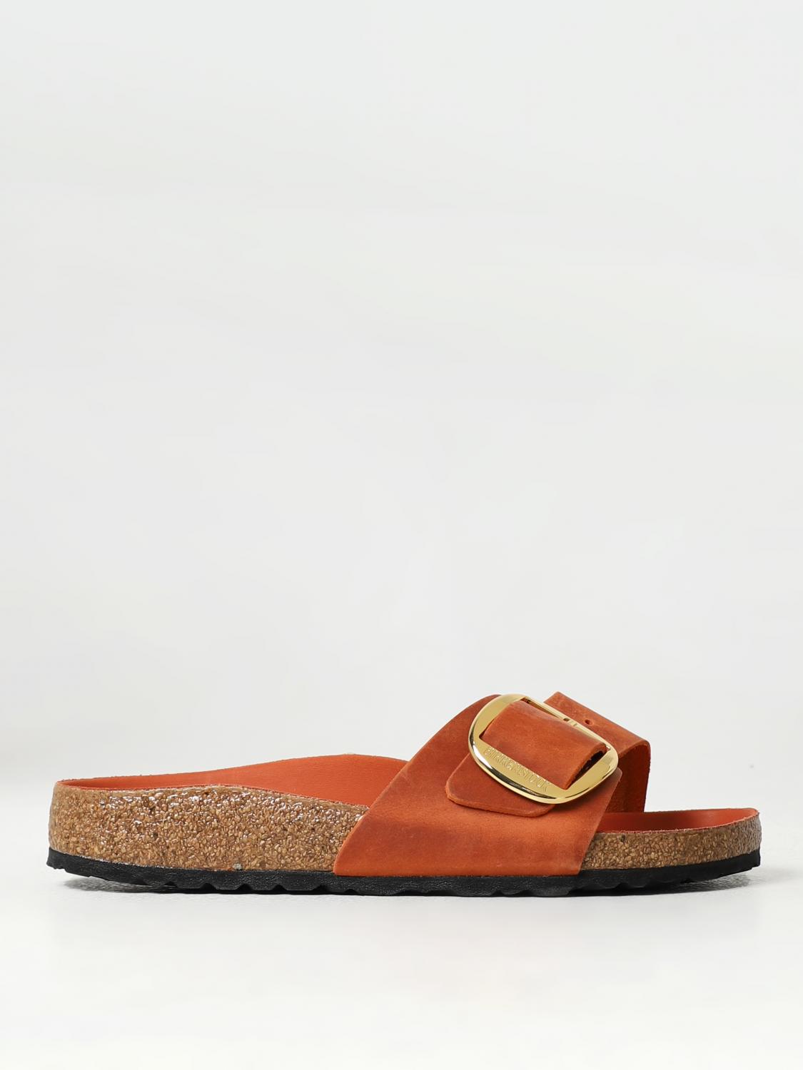 Birkenstock Flat Sandals BIRKENSTOCK Woman colour Orange