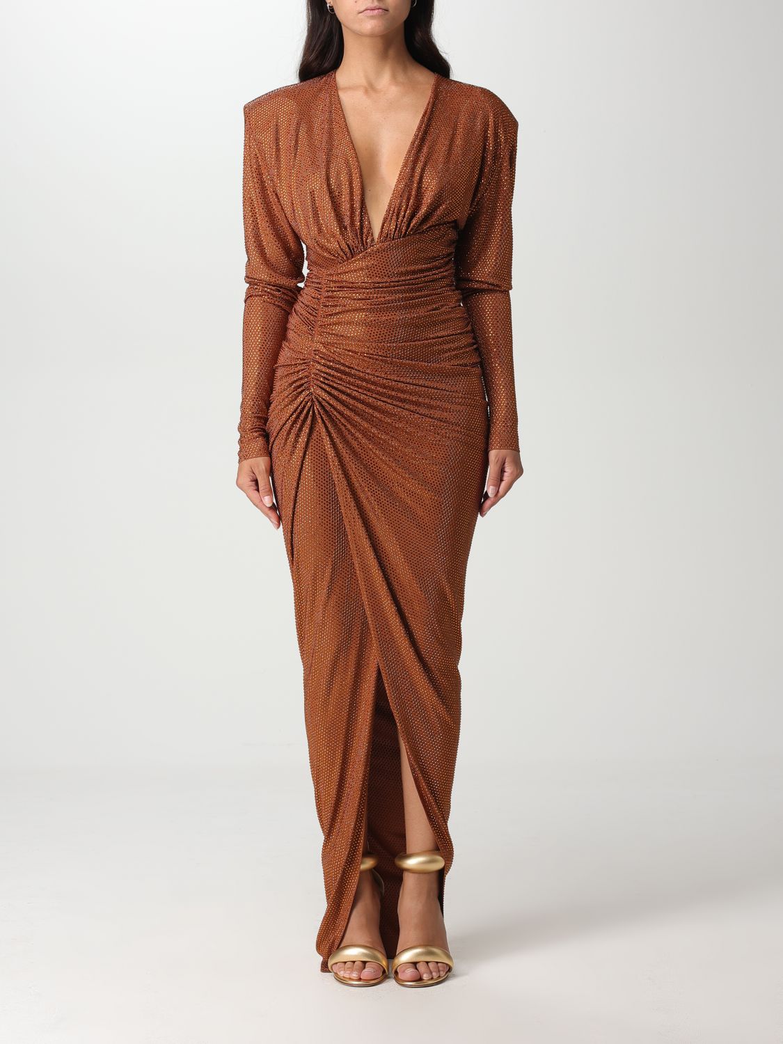 Alexandre Vauthier Dress ALEXANDRE VAUTHIER Woman colour Brown