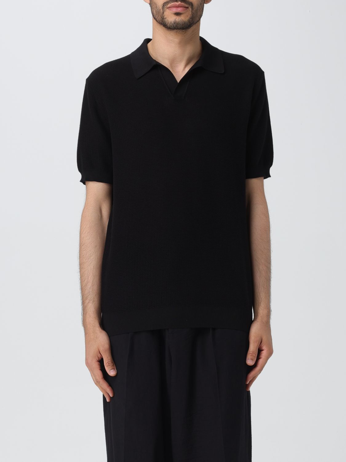 zegna Polo Shirt ZEGNA Men colour Black