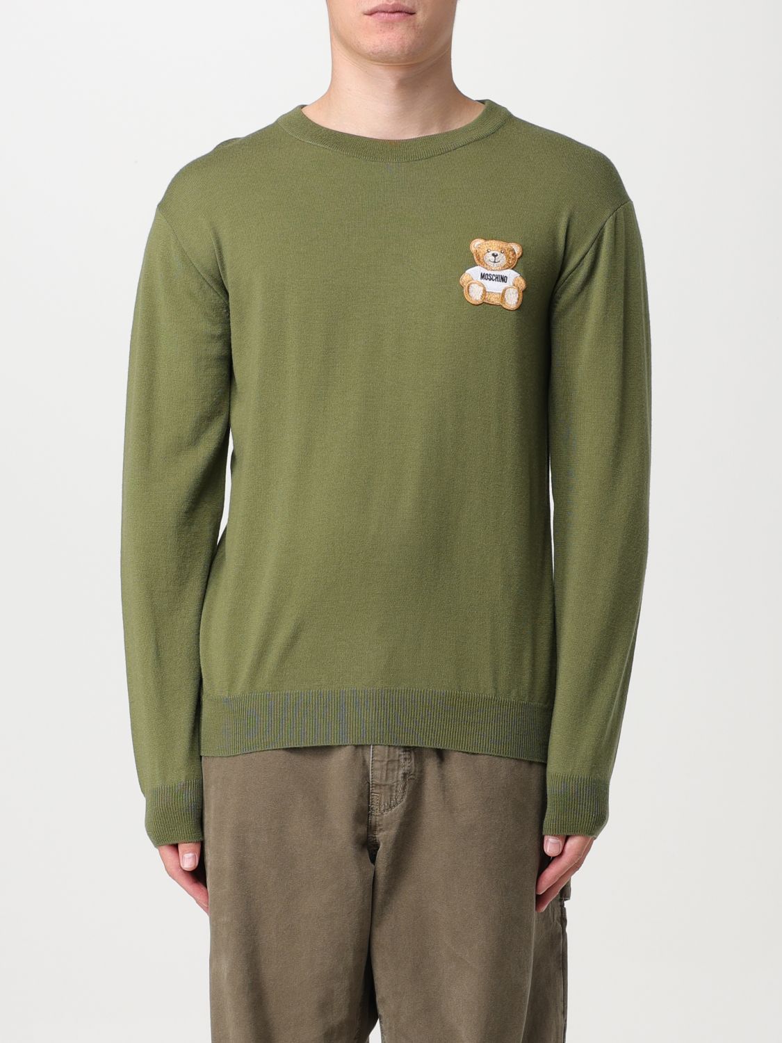 Moschino Couture Jumper MOSCHINO COUTURE Men colour Moss Green