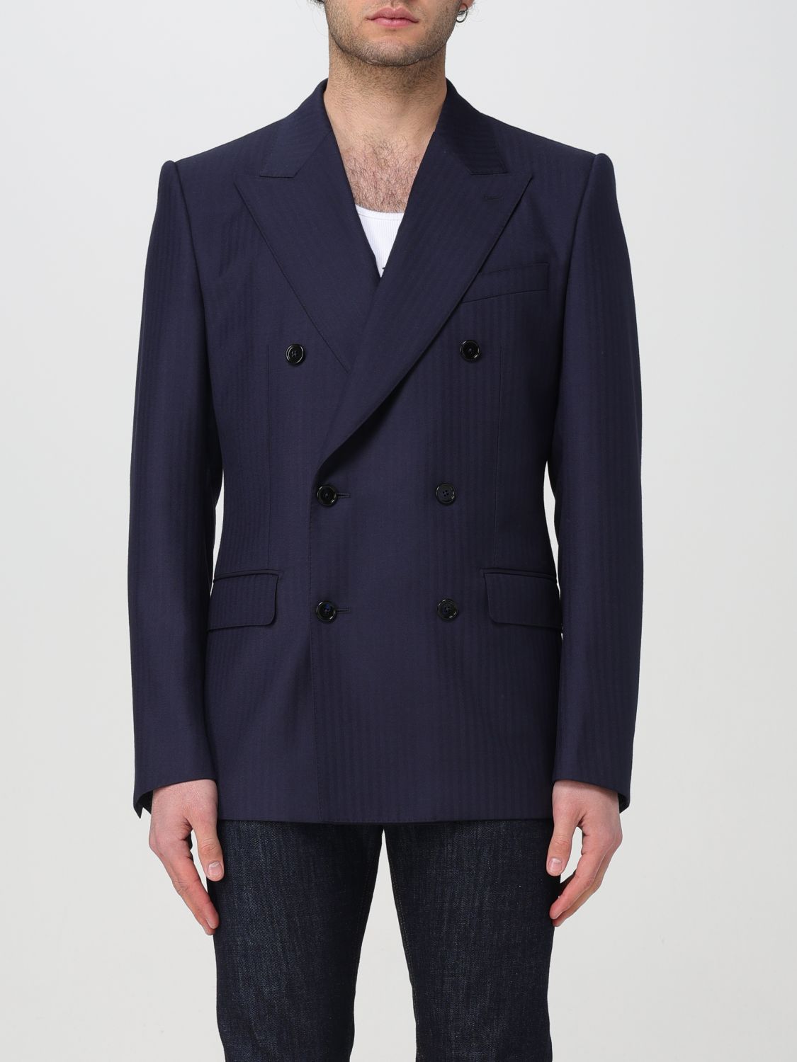 Dolce & Gabbana Blazer DOLCE & GABBANA Men colour Blue