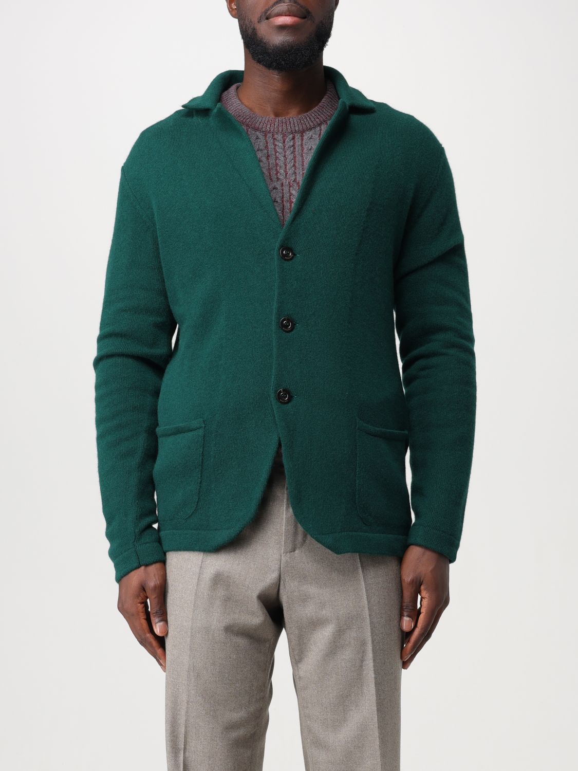 Boglioli Cardigan BOGLIOLI Men colour Green