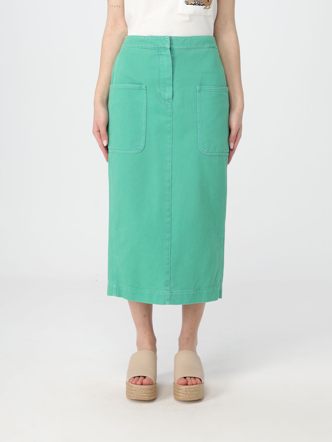 Max Mara Skirt MAX MARA Woman colour Water