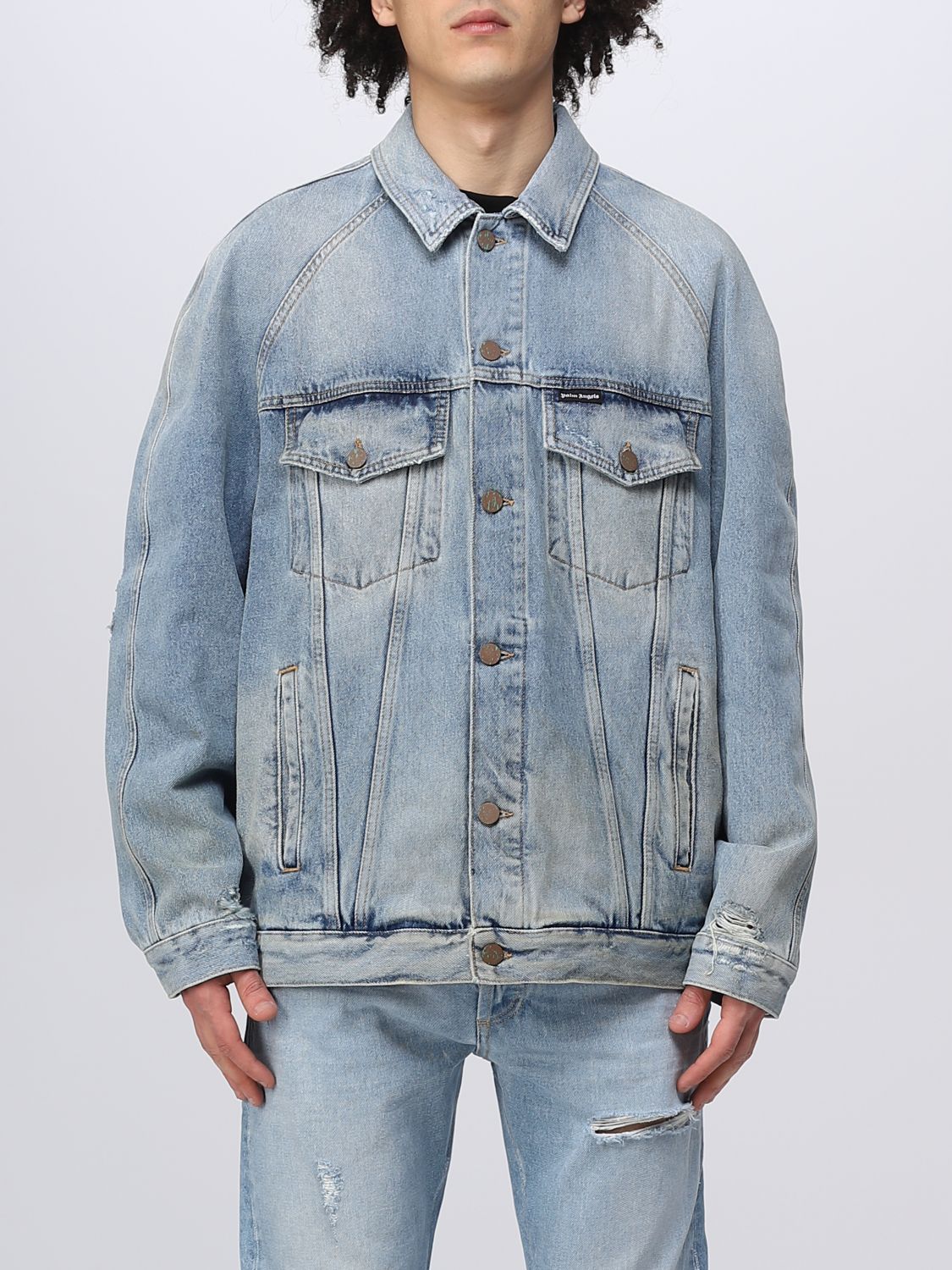 PALM ANGELS Jacket PALM ANGELS Men colour Blue