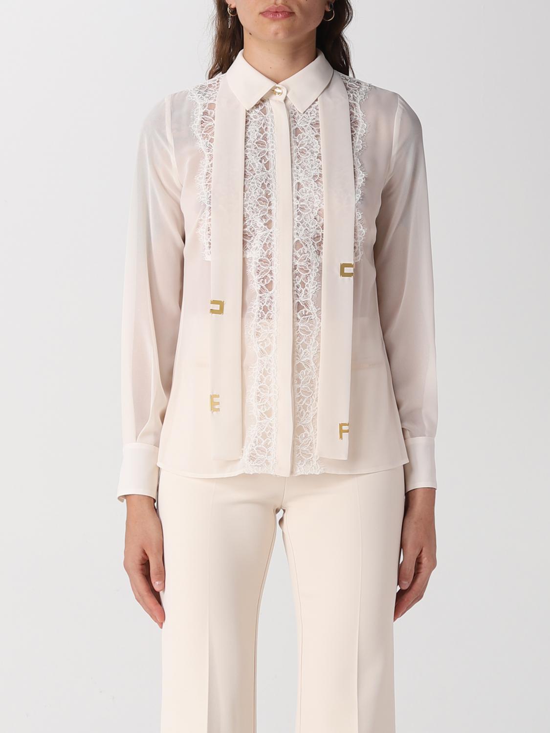 Elisabetta Franchi Shirt ELISABETTA FRANCHI Woman colour White