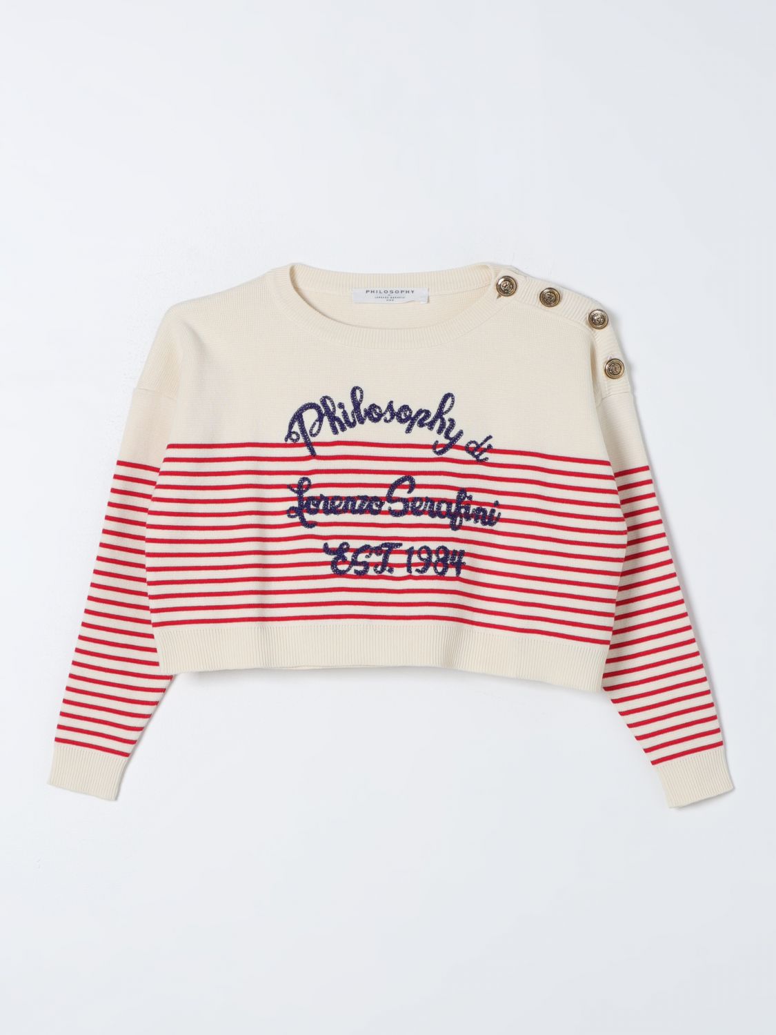 Philosophy Di Lorenzo Serafini Kids Jumper PHILOSOPHY DI LORENZO SERAFINI KIDS Kids colour Ivory