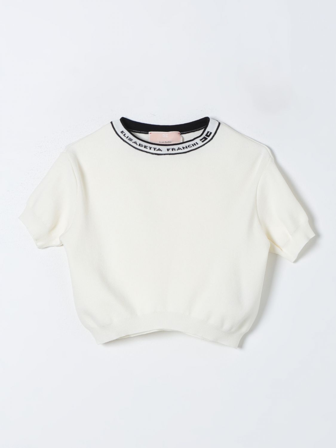 Elisabetta Franchi La Mia Bambina Jumper ELISABETTA FRANCHI LA MIA BAMBINA Kids colour Butter