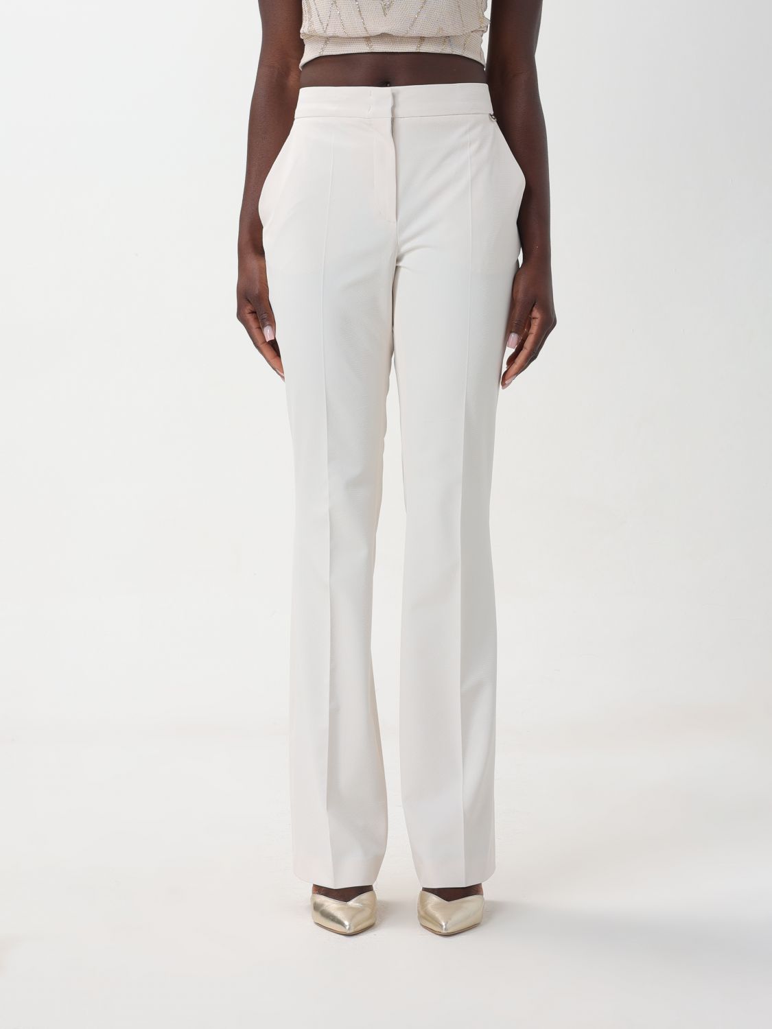 Liu Jo Trousers LIU JO Woman colour White