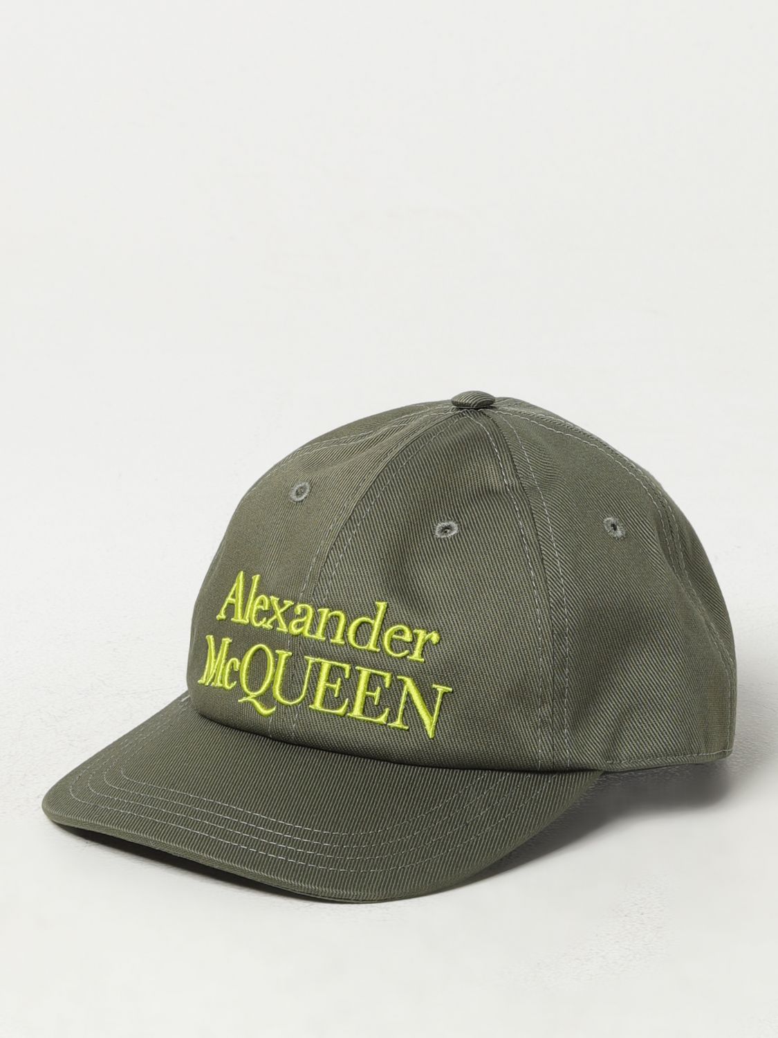 Alexander McQueen Hat ALEXANDER MCQUEEN Men colour Kaki