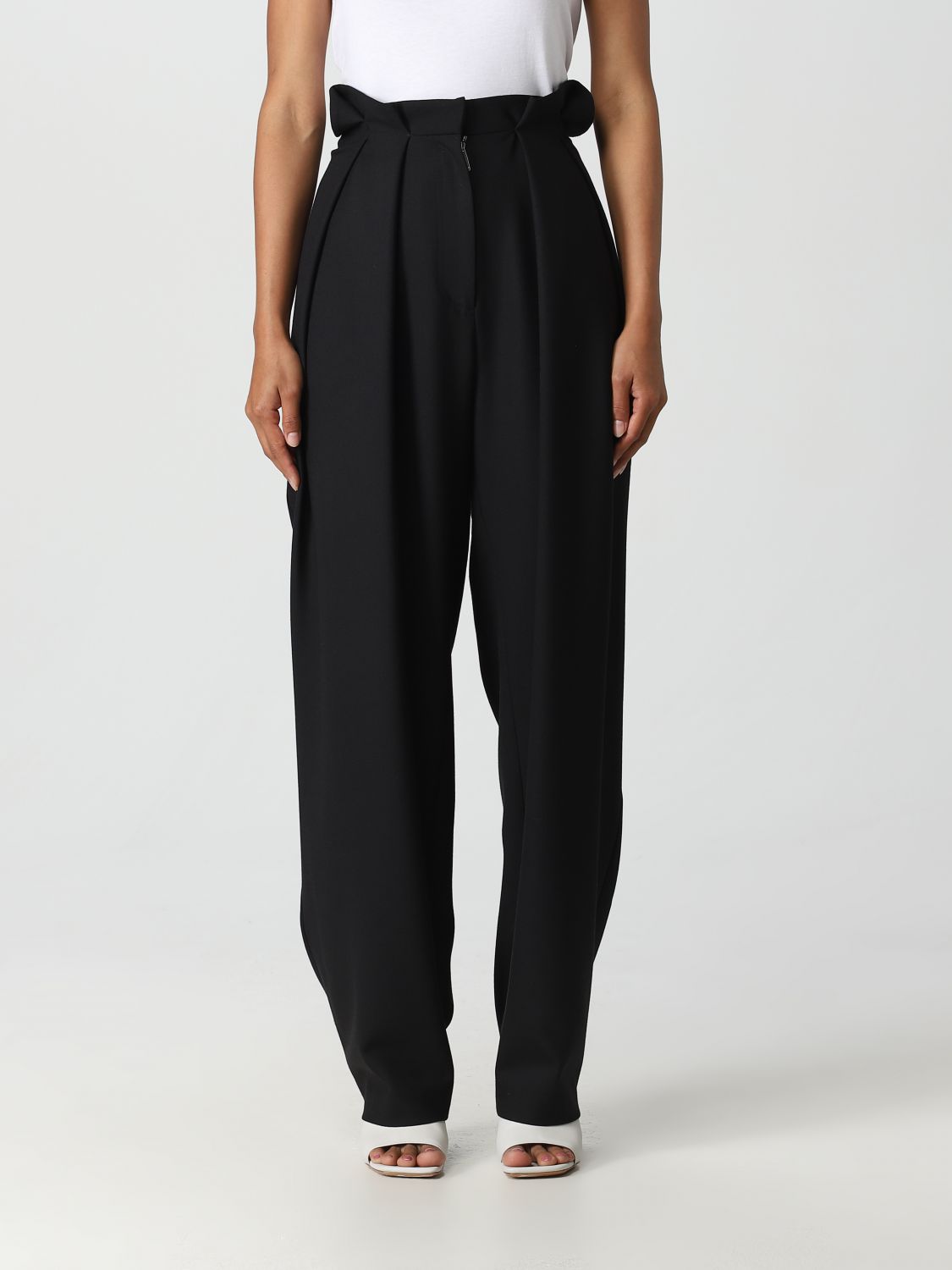 OFF-WHITE Trousers OFF-WHITE Woman colour Black