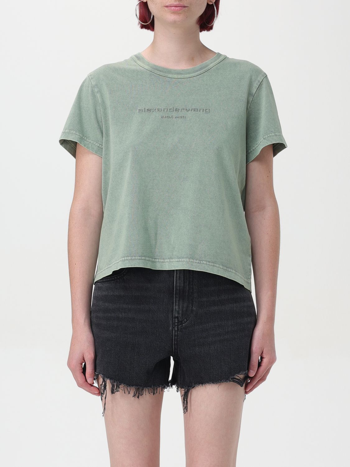 Alexander Wang T-Shirt ALEXANDER WANG Woman color Green
