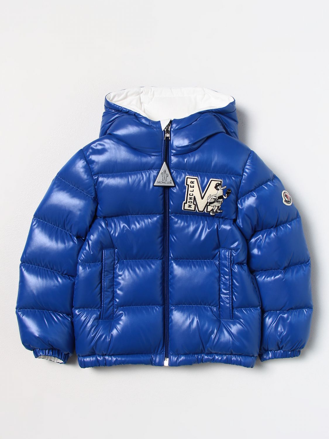 Moncler Jacket MONCLER Kids colour Royal Blue