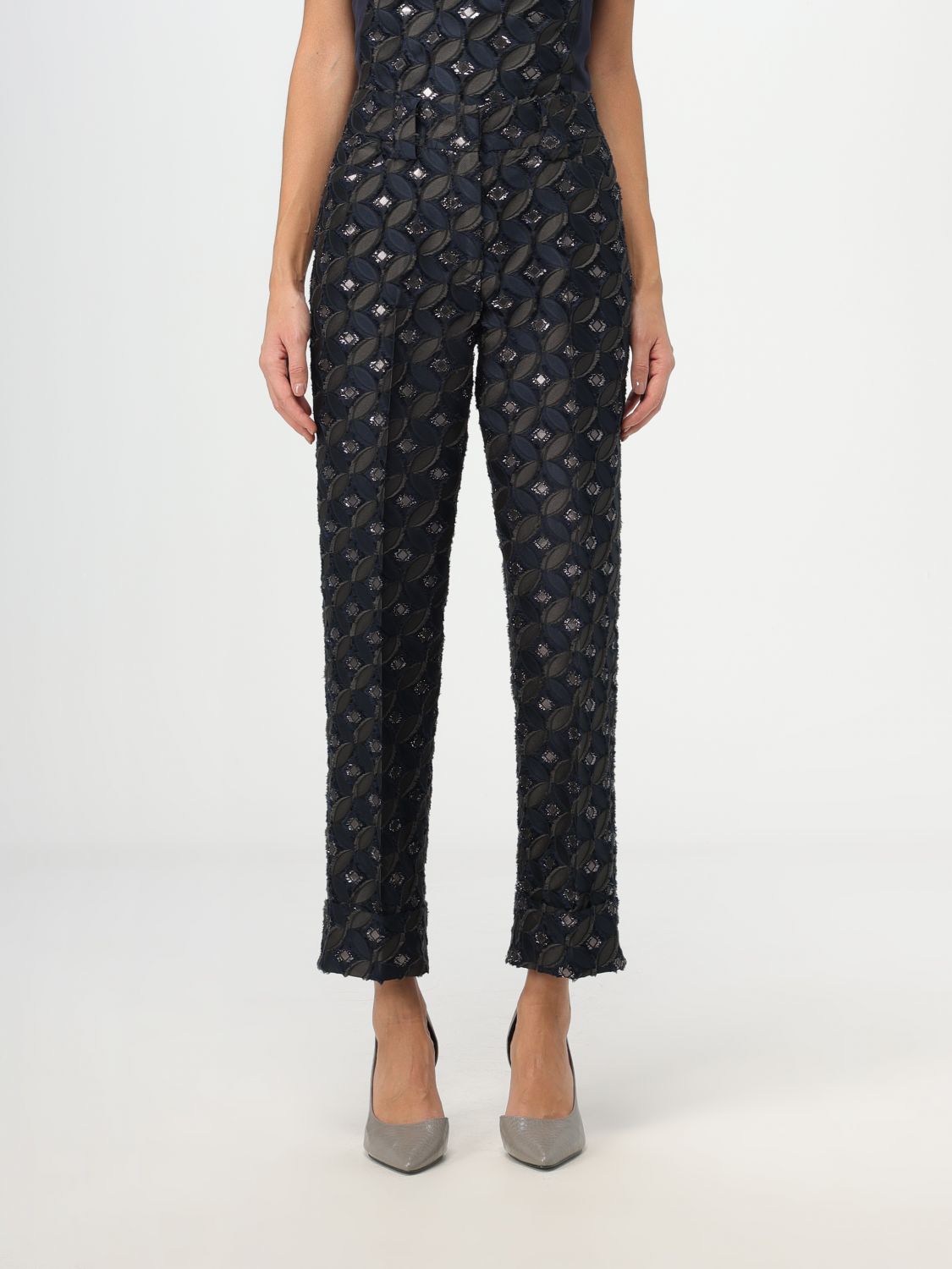 Fabiana Filippi Trousers FABIANA FILIPPI Woman colour Blue