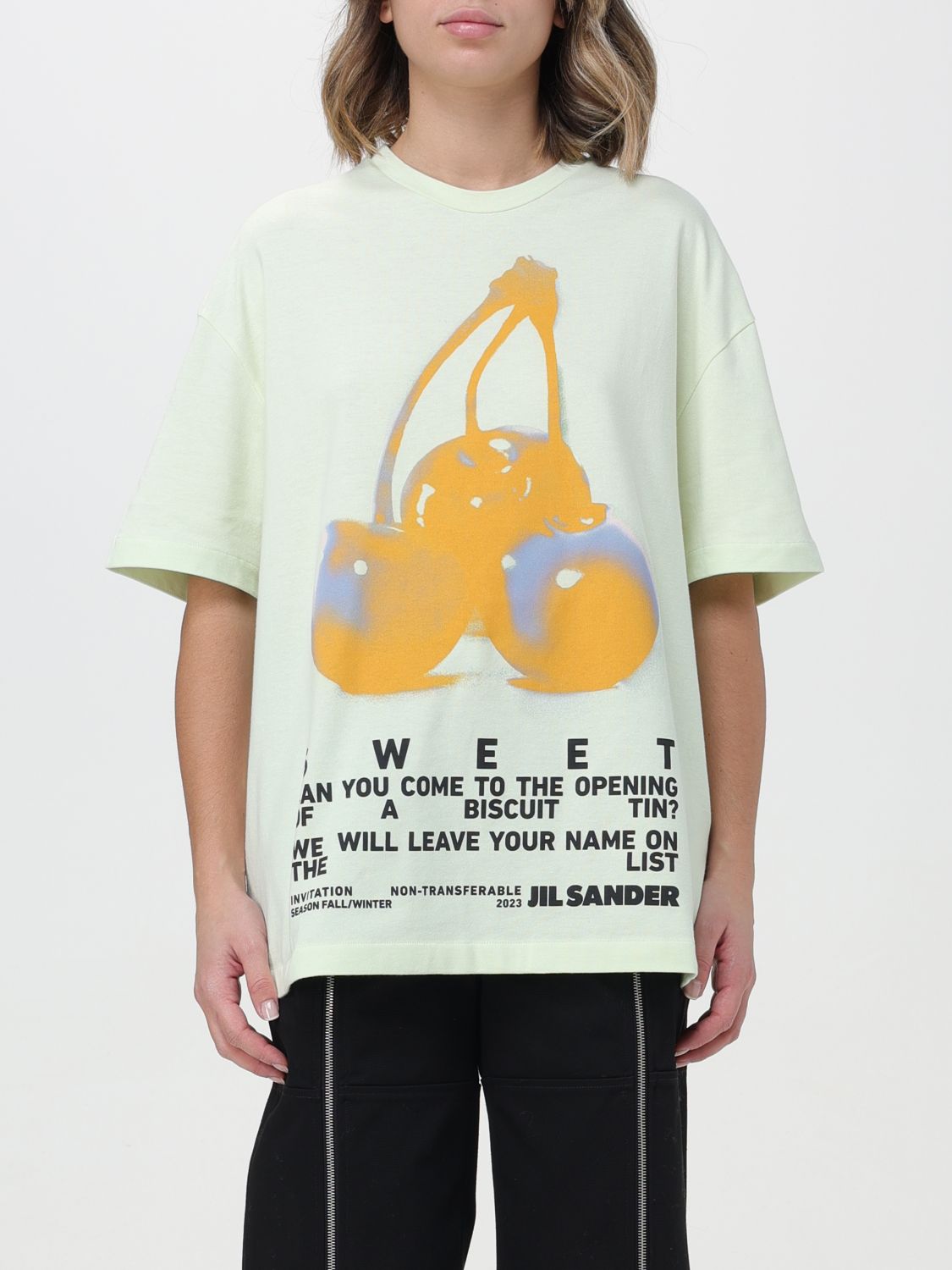 Jil Sander T-Shirt JIL SANDER Woman colour Green