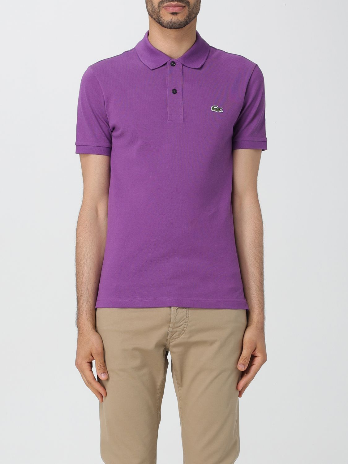Lacoste Polo Shirt LACOSTE Men colour Violet