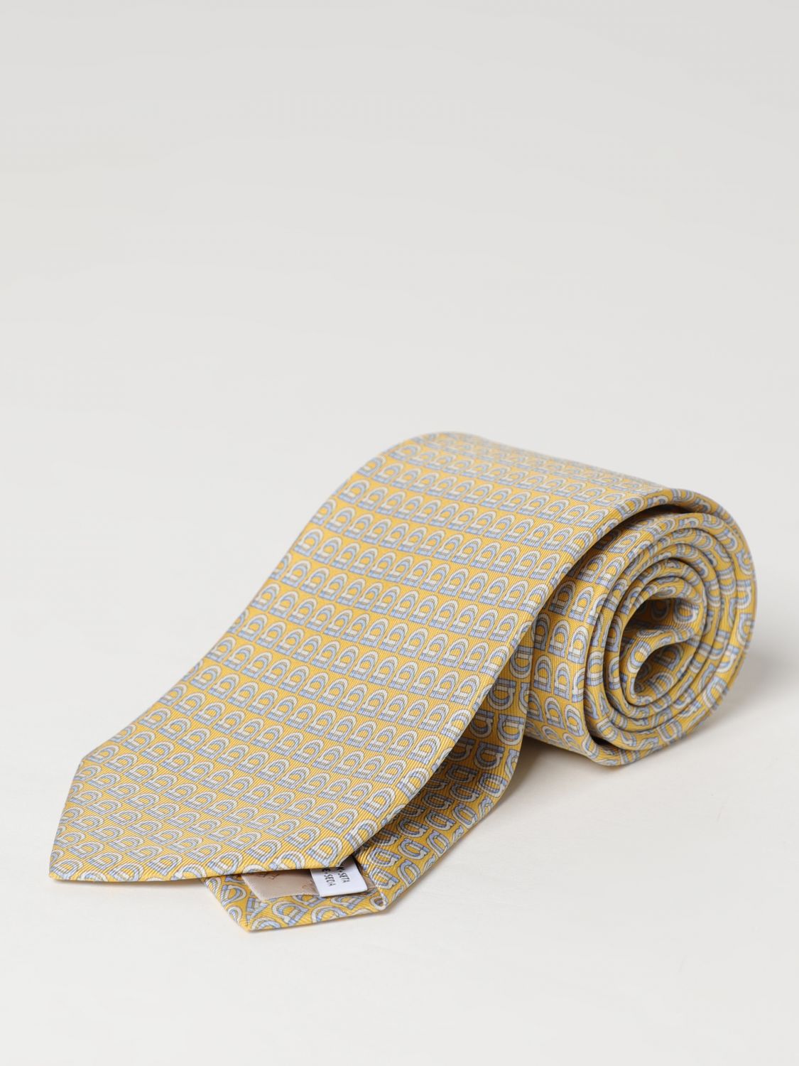 Ferragamo Tie FERRAGAMO Men colour Yellow