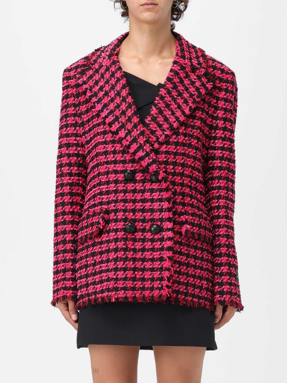 Msgm Jacket MSGM Woman colour Fuchsia