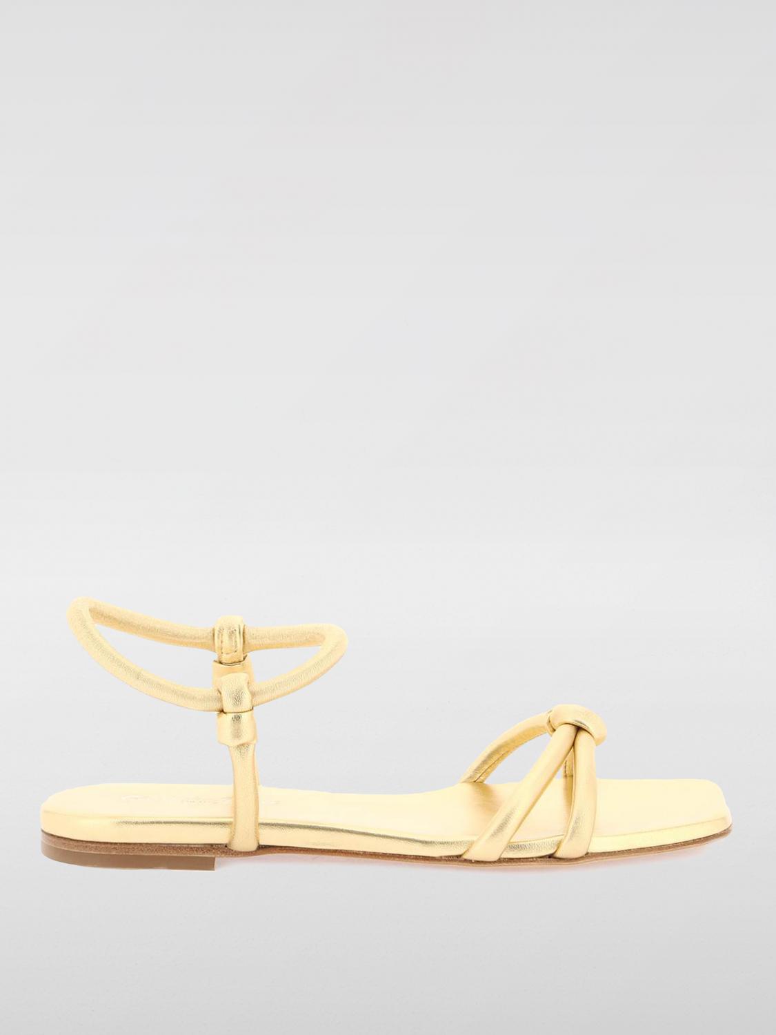 Gianvito Rossi Flat Sandals GIANVITO ROSSI Woman color Gold